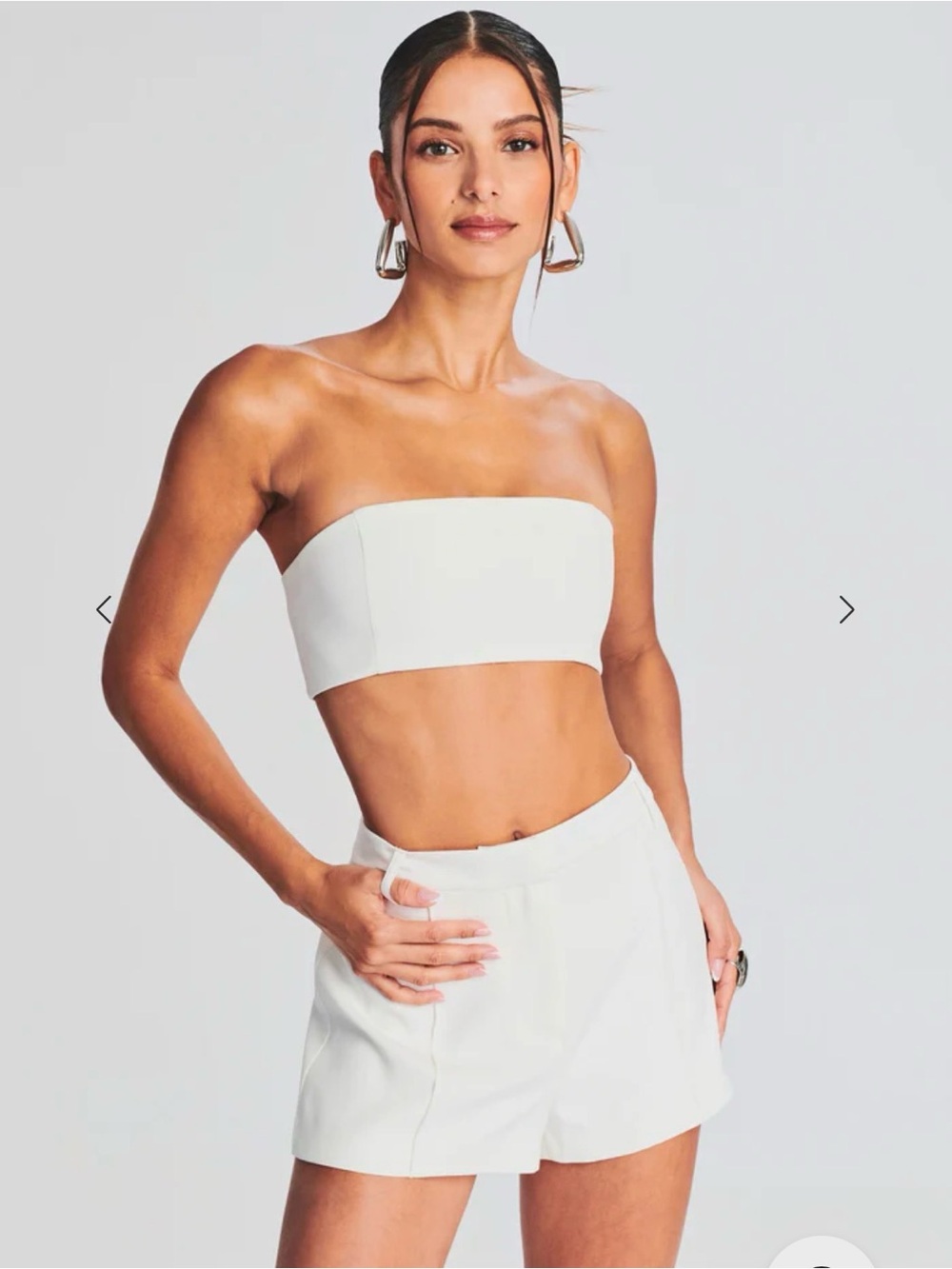 Retrofete Tayler Bra Top White